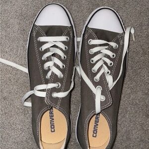 Never worn - Converse Charcoal Low-Top Sneakers: size 11